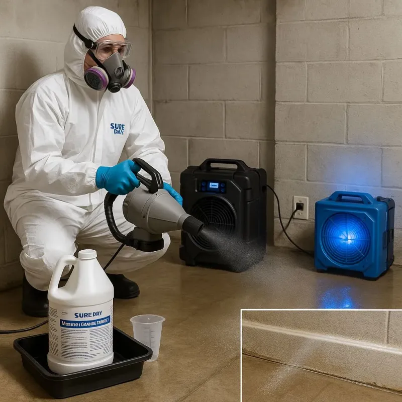 Sanitization and Odor Removal process in Tiger Point, FL
