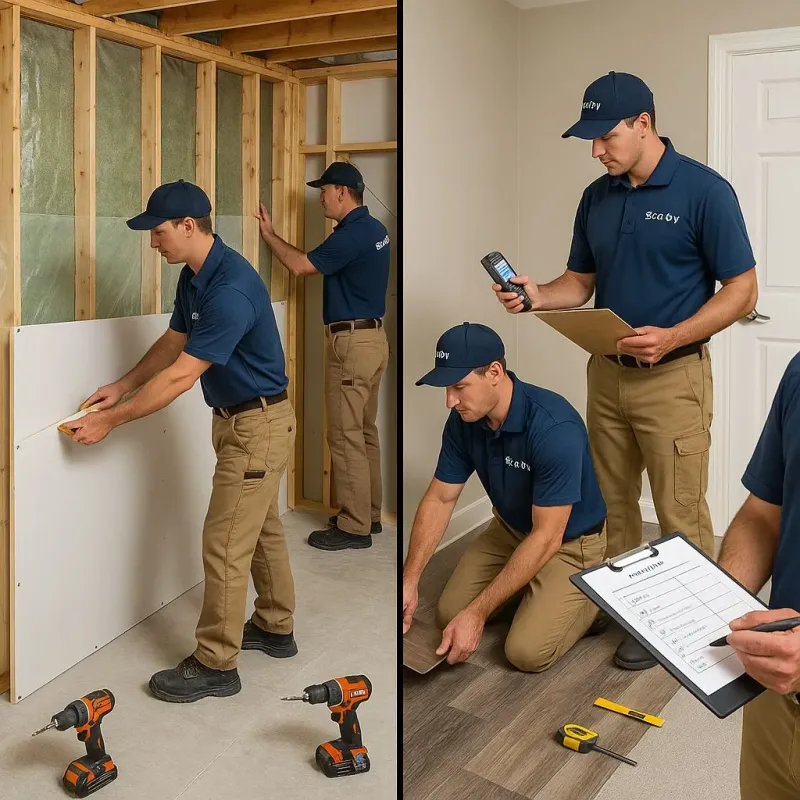 Repairs and Reconstruction process in Tiger Point, FL
